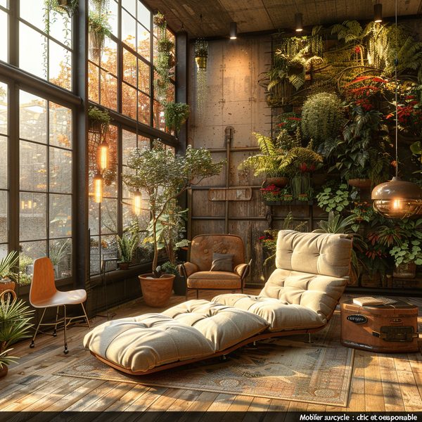 Mobilier surcyclé : chic et écoresponsable